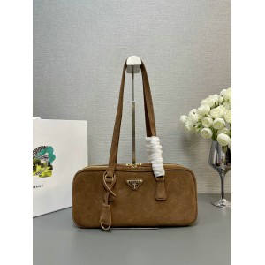 Prada bag 30x14x8.5 cinnamon suede Bags