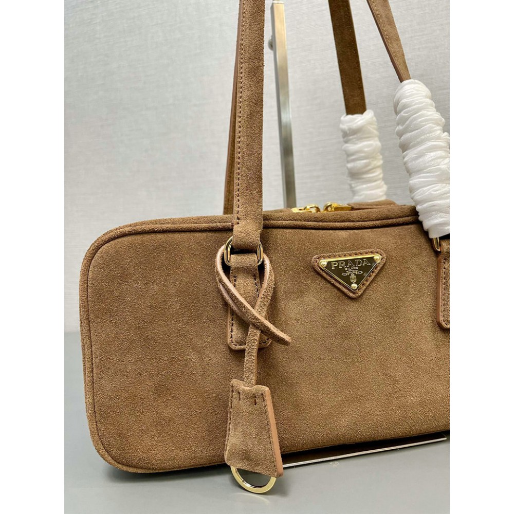 Prada bag 30x14x8.5 cinnamon suede Bags