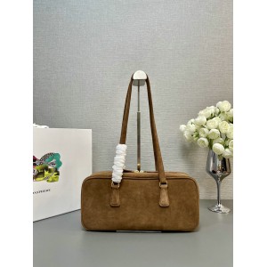 Prada bag 30x14x8.5 cinnamon suede Bags