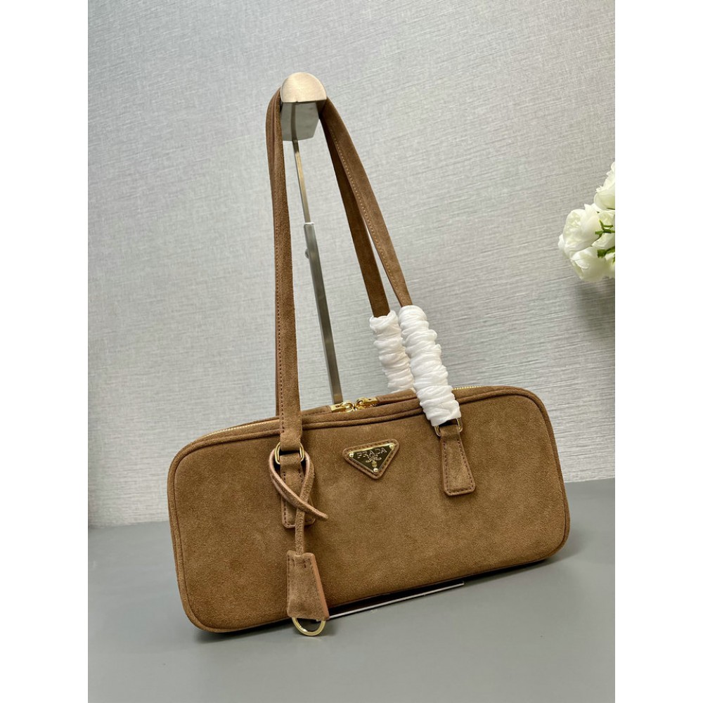 Prada bag 30x14x8.5 cinnamon suede Bags