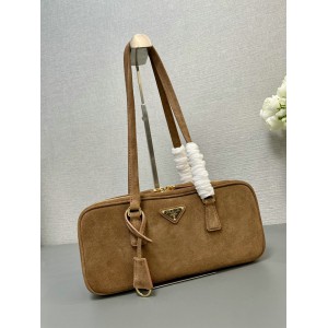 Prada bag 30x14x8.5 cinnamon suede Bags
