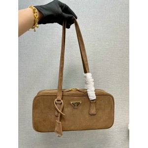 Prada bag 30x14x8.5 cinnamon suede Bags