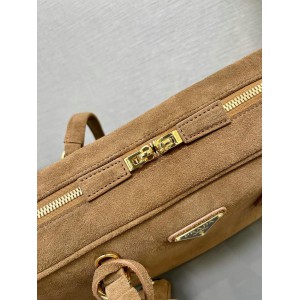 Prada bag 30x14x8.5 cinnamon suede Bags