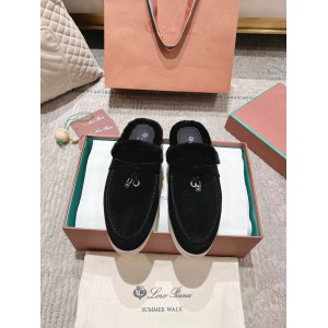 Loro Piana summer walks half slipper fur 35-45 Shoes