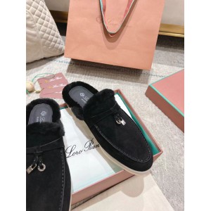 Loro Piana summer walks half slipper fur 35-45 Shoes