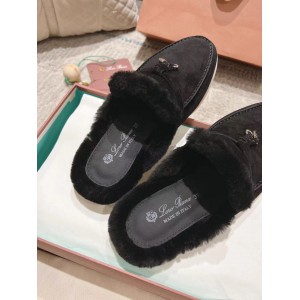 Loro Piana summer walks half slipper fur 35-45 Shoes