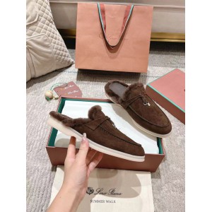 Loro Piana summer walks half slipper fur 35-45 Shoes