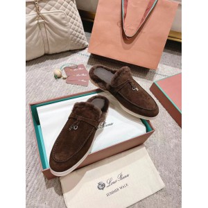 Loro Piana summer walks half slipper fur 35-45 Shoes
