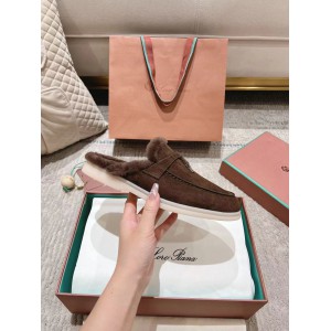 Loro Piana summer walks half slipper fur 35-45 Shoes