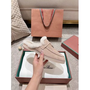 Loro Piana summer walks half slipper fur 35-45 Shoes