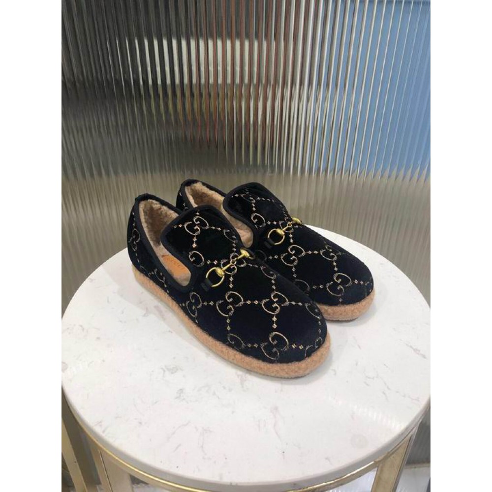 Gucci Horsebit Fria Wool Loafer 35-45 