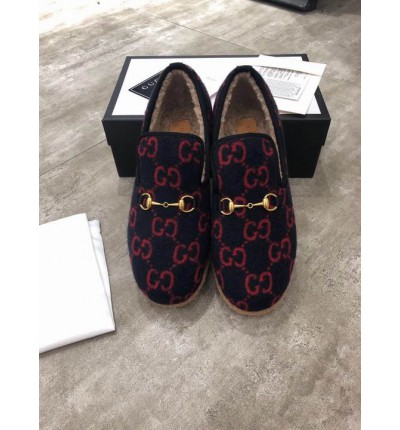 Gucci Horsebit Fria Wool Loafer 35-45