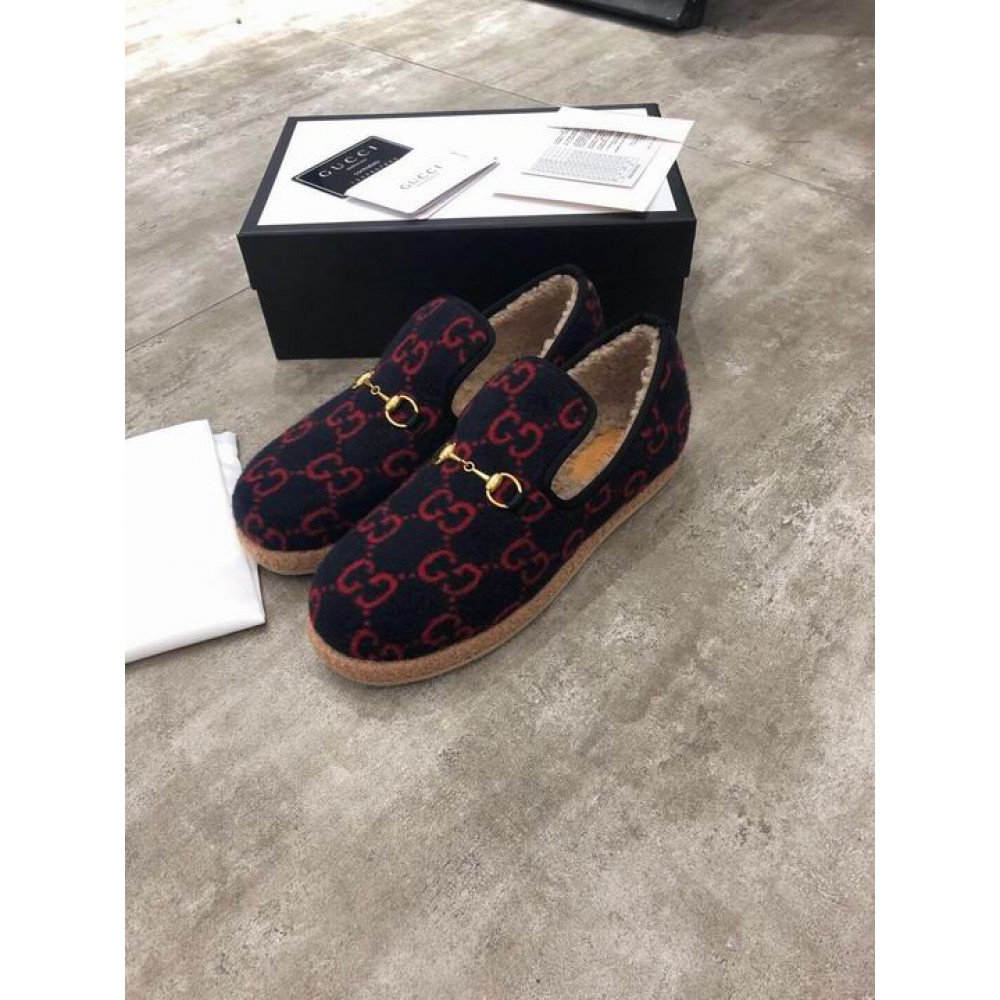 Gucci Horsebit Fria Wool Loafer 35-45 