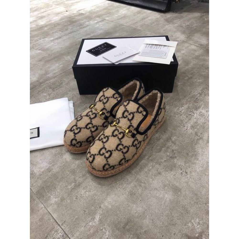 Gucci Horsebit Fria Wool Loafer 35-45 