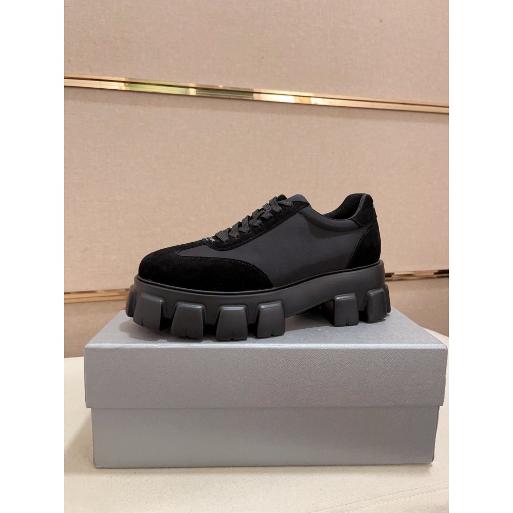 Prada monolith lace up derby sneakers 36-45 Shoes