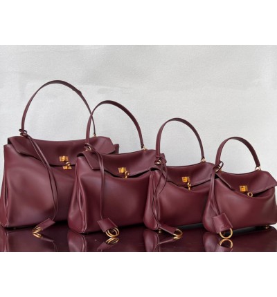 Balenciaga rodeo bag all sizes burgubdy