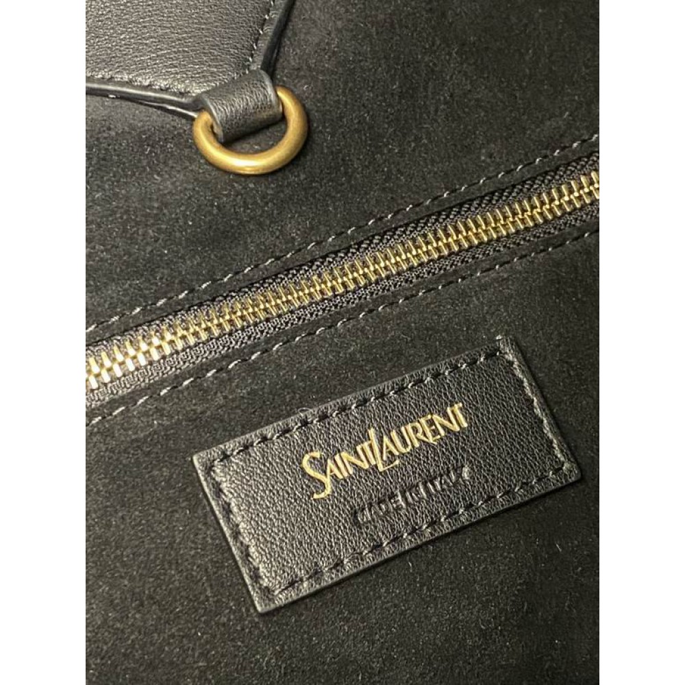 Ysl Y tote in leather 37 X 32 X 7–22 CM Bags