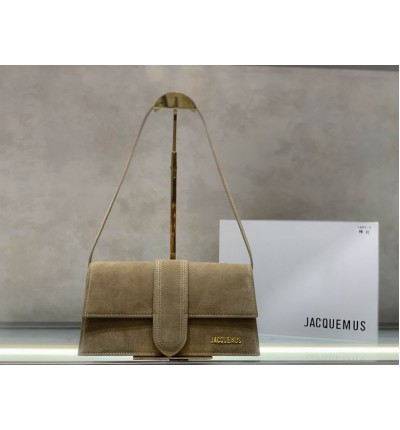 Jacquemus le bambino long 28x13.5x6cm suede
