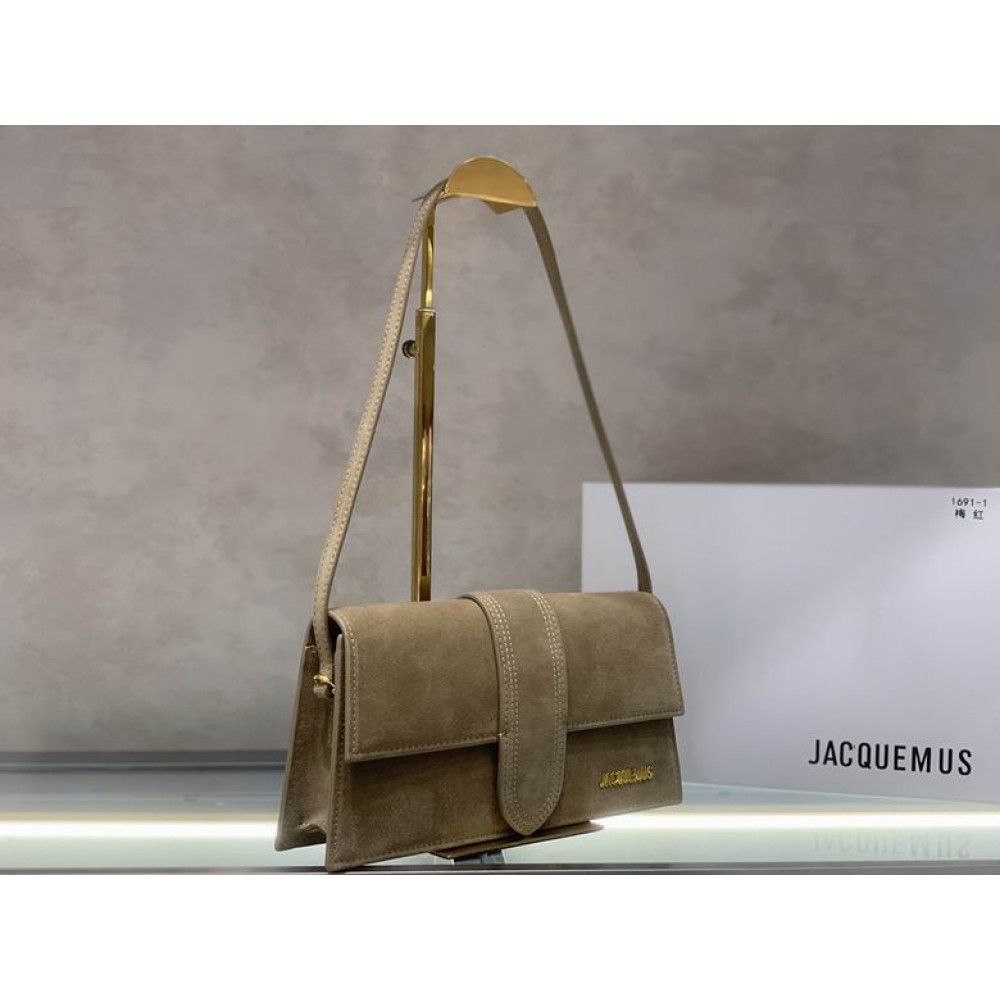 Jacquemus le bambino long 28x13.5x6cm suede Bags