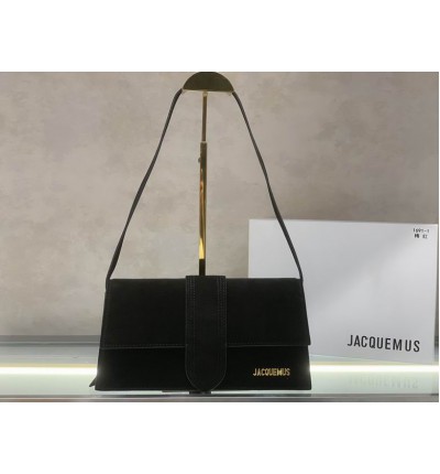 Jacquemus le bambino long 28x13.5x6cm suede