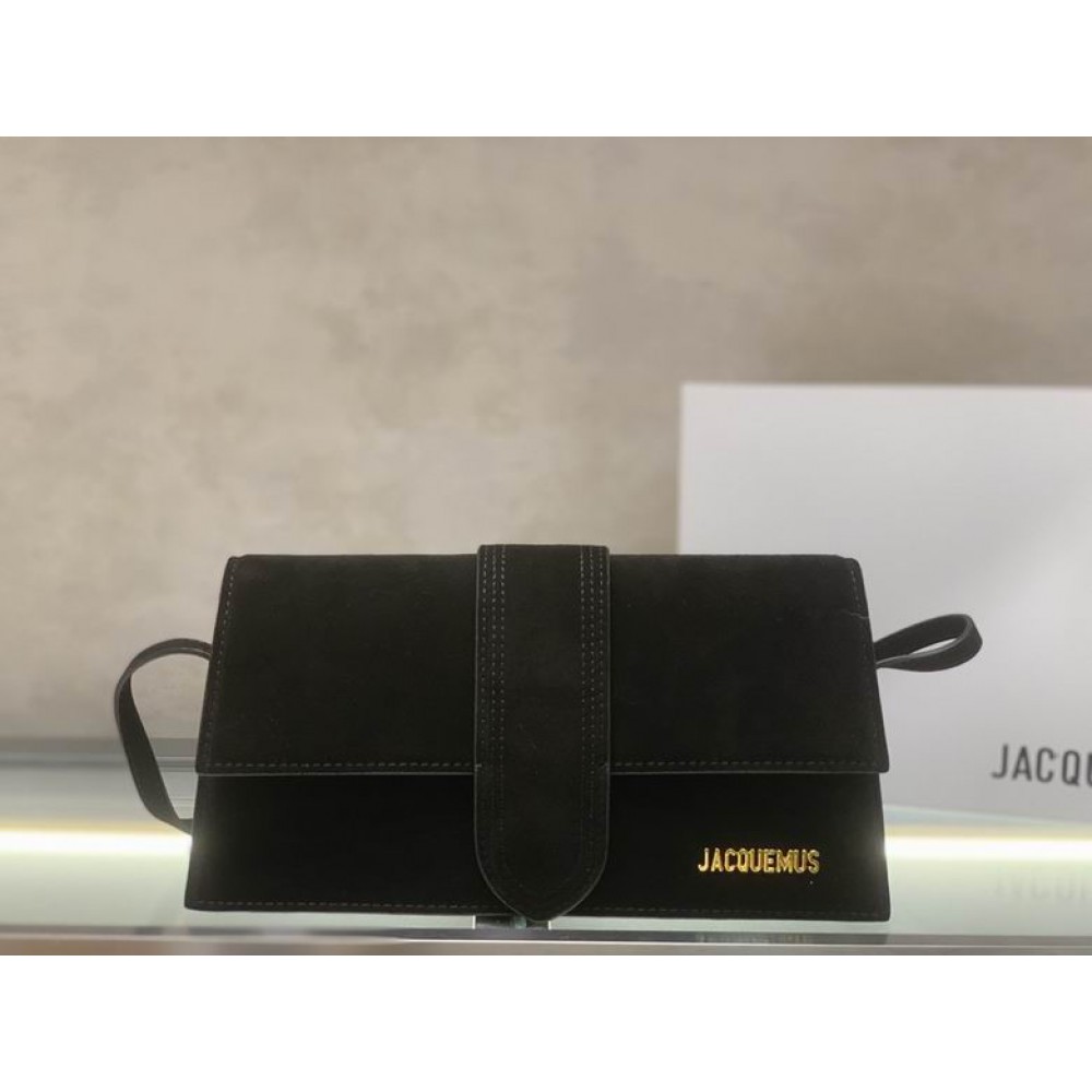 Jacquemus le bambino long 28x13.5x6cm suede Bags