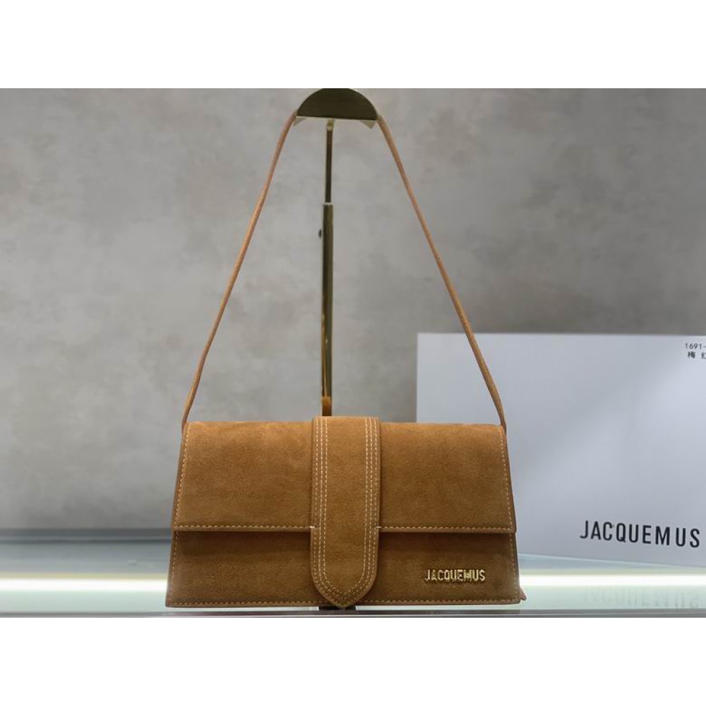 Jacquemus le bambino long 28x13.5x6cm suede Bags