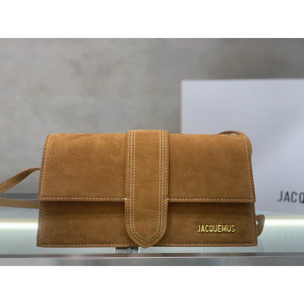 Jacquemus le bambino long 28x13.5x6cm suede Bags