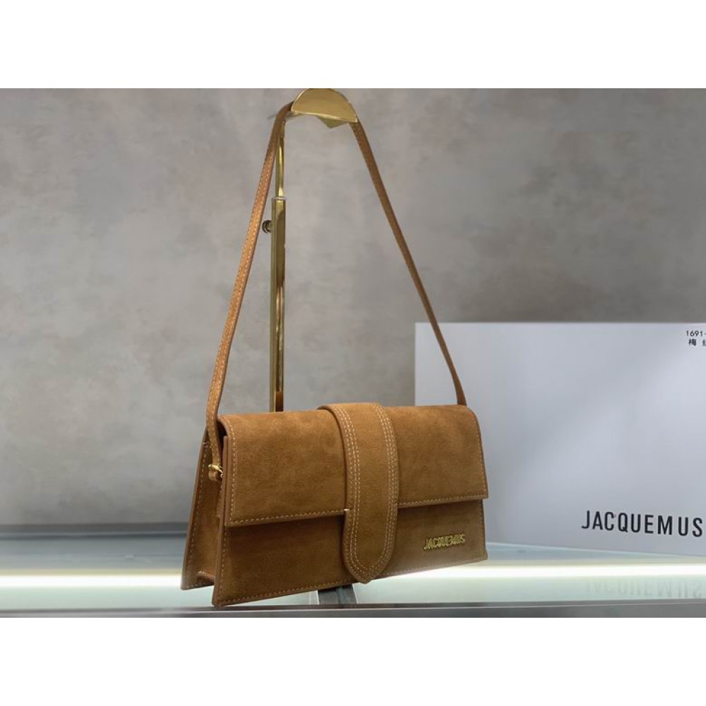 Jacquemus le bambino long 28x13.5x6cm suede Bags
