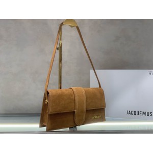 Jacquemus le bambino long 28x13.5x6cm suede Bags