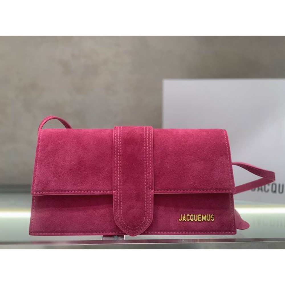 Jacquemus le bambino long 28x13.5x6cm suede Bags
