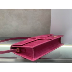 Jacquemus le bambino long 28x13.5x6cm suede Bags