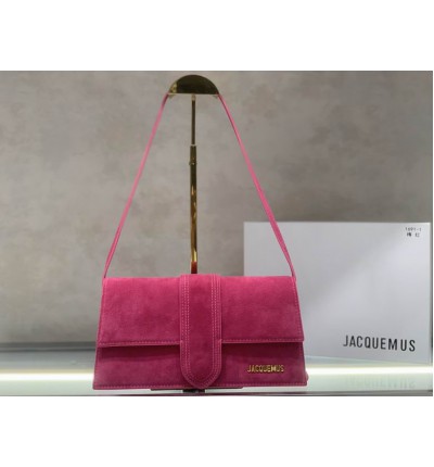 Jacquemus le bambino long 28x13.5x6cm suede
