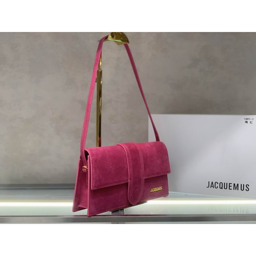 Jacquemus le bambino long 28x13.5x6cm suede Bags