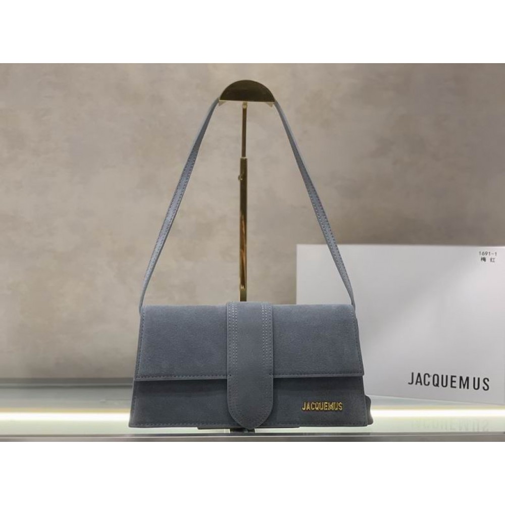 Jacquemus le bambino long 28x13.5x6cm suede Bags