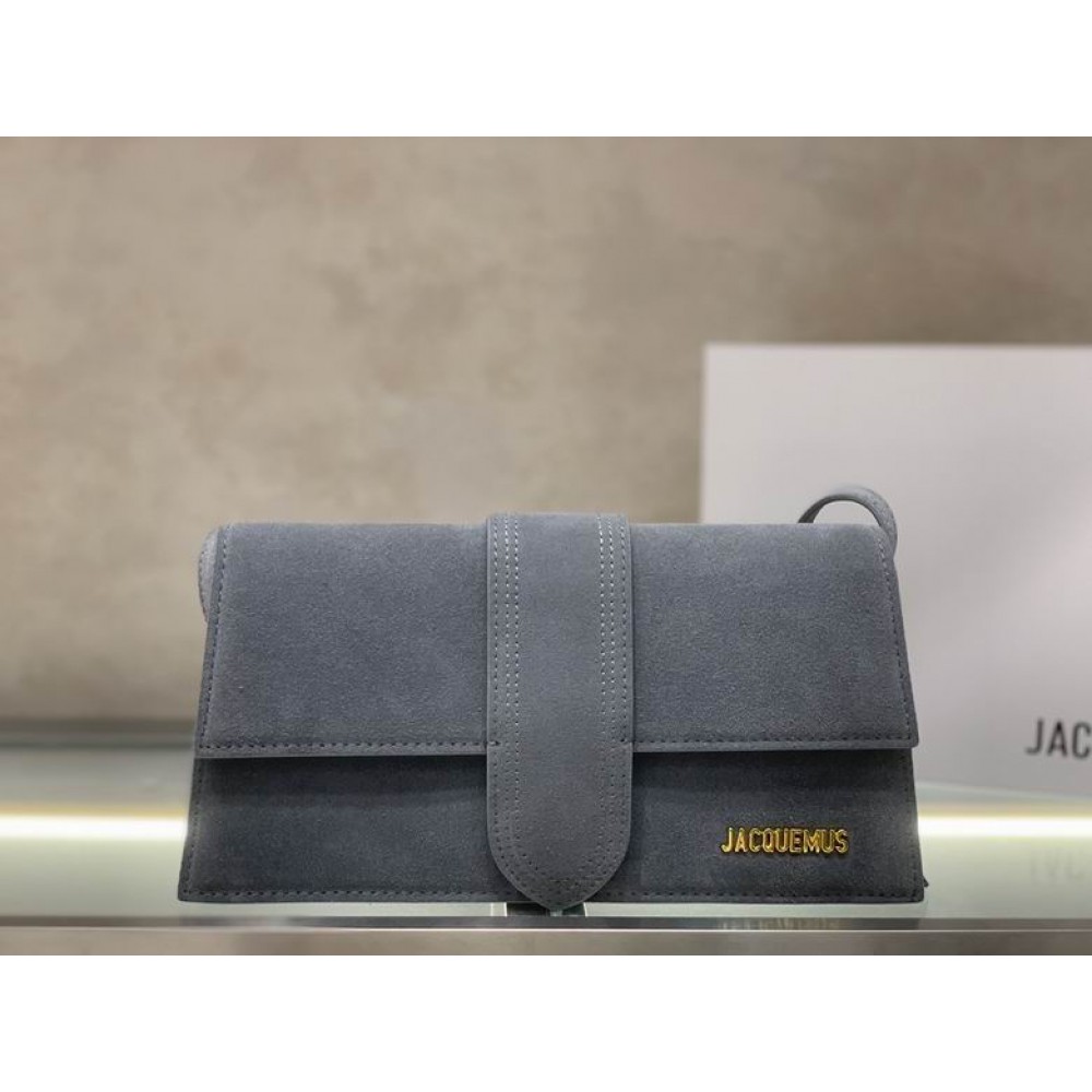 Jacquemus le bambino long 28x13.5x6cm suede Bags