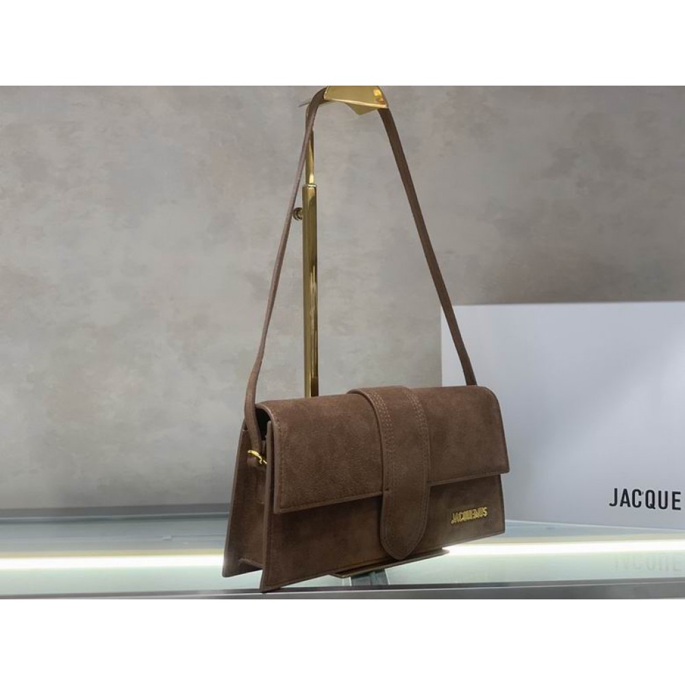 Jacquemus le bambino long 28x13.5x6cm suede Bags
