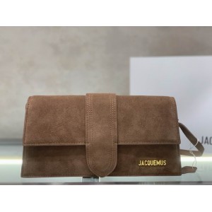 Jacquemus le bambino long 28x13.5x6cm suede Bags