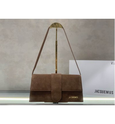 Jacquemus le bambino long 28x13.5x6cm suede