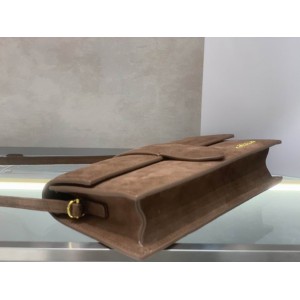 Jacquemus le bambino long 28x13.5x6cm suede Bags