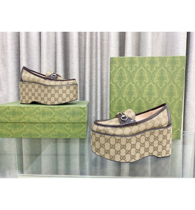 Gucci horsebit loafers 10cm 35-41