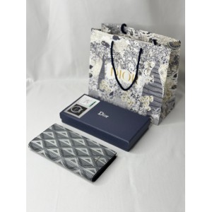 Dior wallet 19x10.5cm leather bifold Accesories