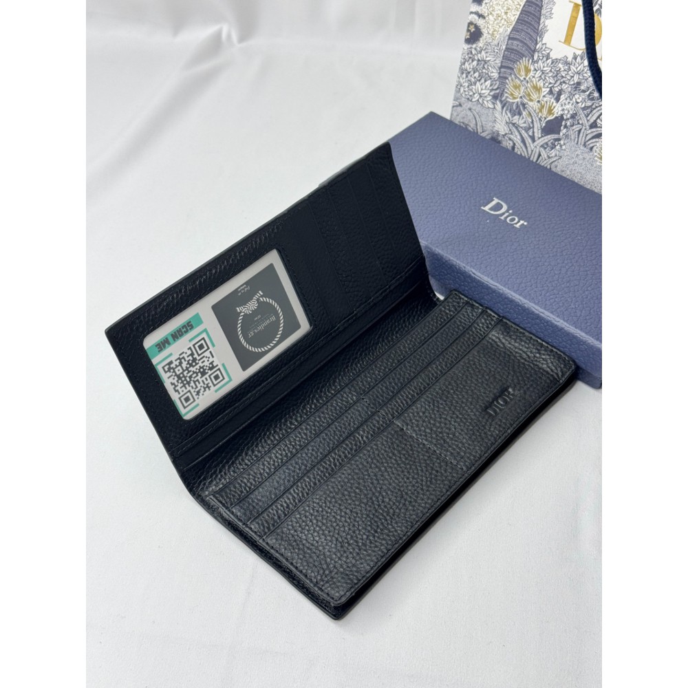Dior wallet 19x10.5cm leather bifold Accesories