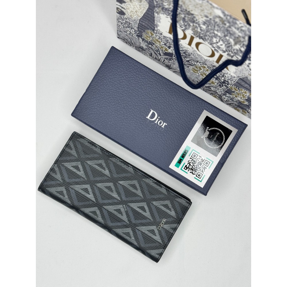 Dior wallet 19x10.5cm leather bifold Accesories