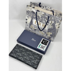 Dior wallet 19x10.5cm leather bifold Accesories