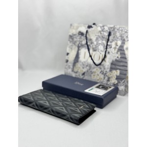 Dior wallet 19x10.5cm leather bifold Accesories