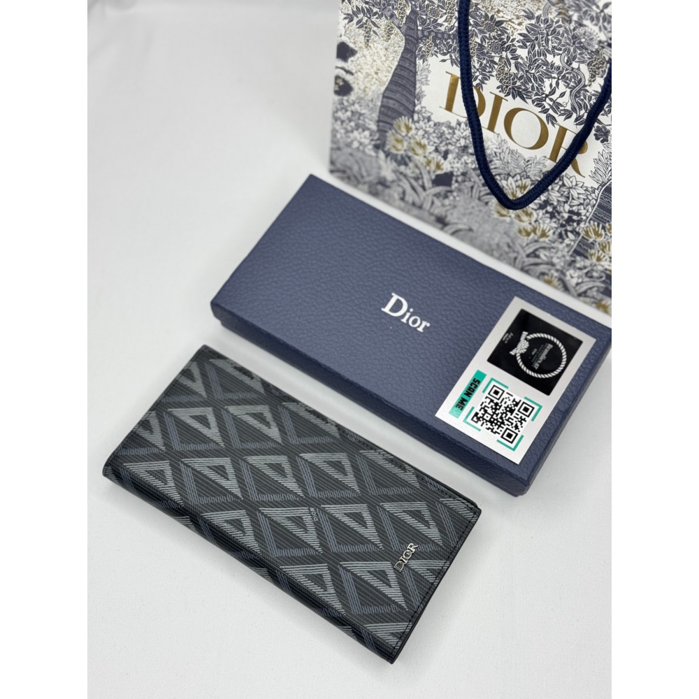 Dior wallet 19x10.5cm leather bifold Accesories