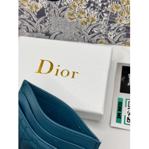 Dior caro card holder 10.5x7.5cm cannage calfskin Accesories