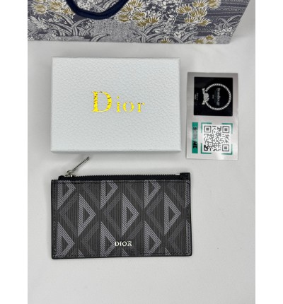 Dior Zipped Card Holder 13.5x7.5cm