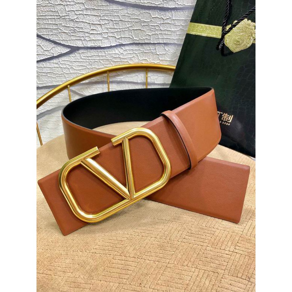 Valentino belt V logo 7cm reversible 105cm Accesories