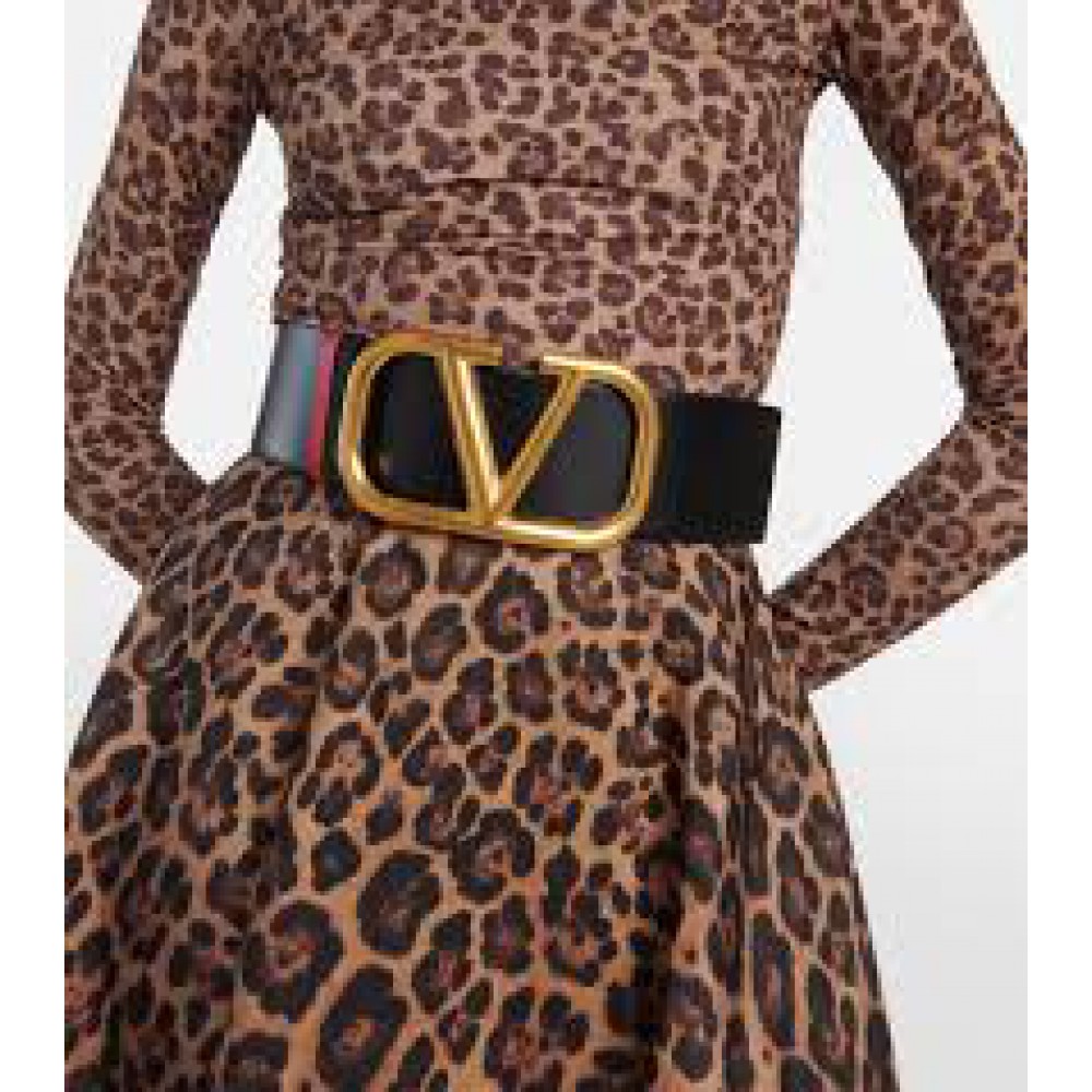 Valentino belt V logo 7cm reversible 105cm Accesories